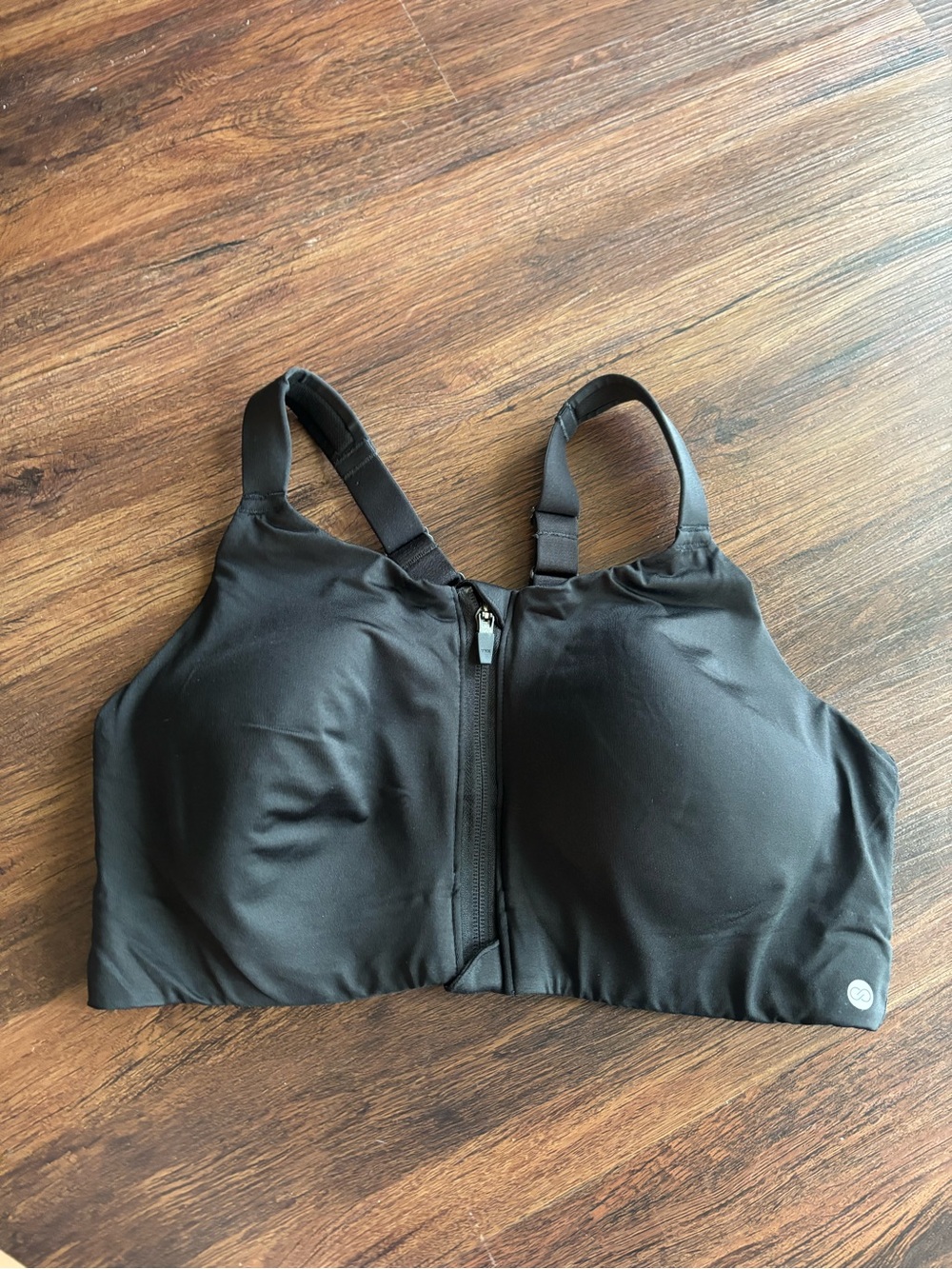 Calia brand Black Front-Zip Women’s activewear Bra